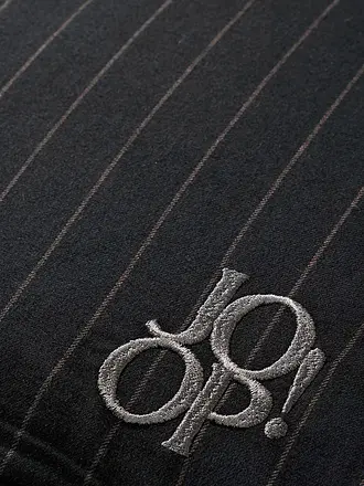 JOOP | Flanell Bettwäsche 70x90cm/140x200cm SOFT STRIPES | schwarz